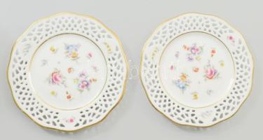 Burg Lindau 2 darab porcelán tálka. Jelzett, d: 13,5 cm