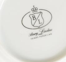 Burg Lindau 2 darab porcelán tálka. Jelzett, d: 13,5 cm