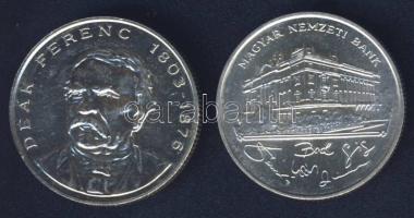 1993-94. 200Ft Ag "MNB" + "Deák" T:BU,2