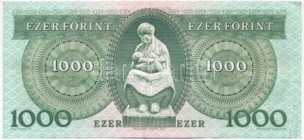 1996. 1000Ft "E 70077260" T:F erős papír Adamo F48