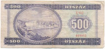 1990. 500Ft "E 852 009985" T:F,VG Adamo F43