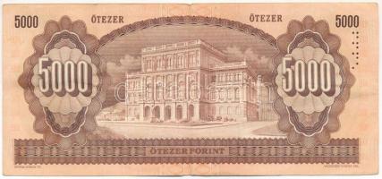 1993. 5000Ft "J 81194628" T:F erős papír Adamo F51