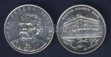 1993-94. 200Ft Ag "MNB" + "Deák" T:BU,2