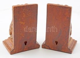 2 darab polctartó stukkó, műgyanta, 9x16 cm