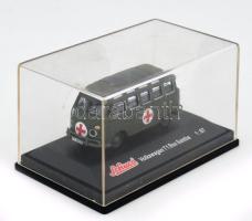 Schuco Volkswagen T1 Bus Samba tokban + a Berlini fal darabjai certifikáttal