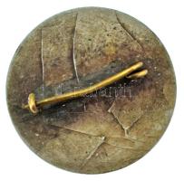 1938. "Egyesült Erővel" ezüstözött fém irredenta jelvény. Szign.: Sződy Szilárd (25mm) T:A...