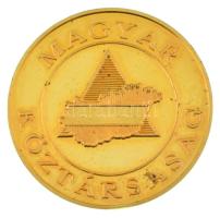 DN "Magyar Köztársaság / Magyar Polgári Védelem - A lakosság védelméért" aranyozott bronz ...