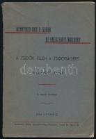 Gewürz József Mennyiben okai a zsidók az antiszemitizmusnak? A zsidók ellen a zsidóságért. Debrecen, [1940.], Herskovics Miklós, 79 p. Kiadói papírkötés, sérült gerinccel.