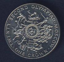 Man-sziget 1980. 1C "XXII. olimpia - Moszkva" T:BU