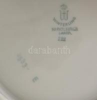 Bavaria vintage reggeliző szett, gazdagon aranyozott mintával, jelzett, d: 20 cm