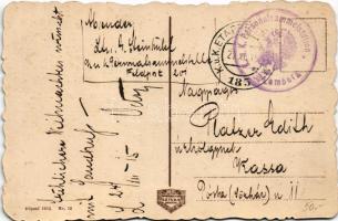 1915 Lviv, Lwów, Lemberg; Ul. Karola Ludwika i róg Jagiellónskiej / street corner, tram + "K.u....