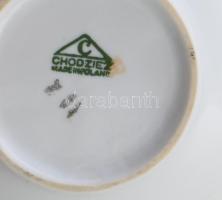 Chodziez lengyel kávés készlet, extra darabokkal: karaffa, váza, hamuzó, gyertyatartó, 2 darab bobon...