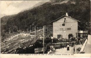 1920 Ucka, Monte Maggiore d'Istria; Rifugio Duchessa d'Aosta / chalet, tourist house, soldiers