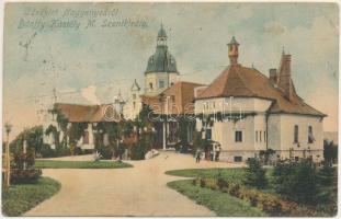 1912 Marosszentkirály, Sancraiu de Mures; Bánffy kastély. Földes Ede kiadása / castle (fa)