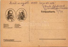 Zsákmányolt orosz torpedóvető. Első világháborús osztrák-magyar tábori postai levelezőlap, saját kéz...