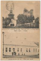 1924 Óradna, Alt-Rodna, Radna veche, Rodna; Biserica gr.-cat si ruinile din anul 1200, Locuinta preotului rom. cat. / Görögkatolikus templom 1200-ból, Római katolikus paplak / Greek Catholic church, Catholic parish (fl)