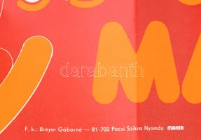 Amfora áruk vására plakát, hajtott, 96x21 cm