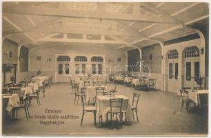 Nagybánya, Baia Mare; Étterem az István király szállóban, belső. Kovács Gyula kiadása / hotel, restaurant, interior (EK)