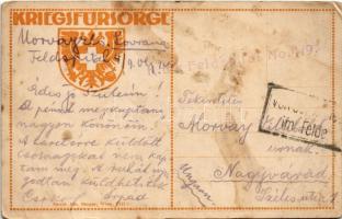 Offizielle Karte für das Rote Kreuz, Kriegshilfsbüro, Kriegsfürsorgeamt. Kriegsfürsorge Alb. Berger ...