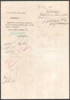 1939 Ung vármegye főispánjának levele Ungvár város polgármestere részére, melyben figyelmezteti, hog...