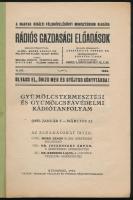 Horn János-Dr. Jeszenszky Árpád-Dr. Kerekes Lajos: Gyümölcstermesztési és gyümölcsfavédelmi rádiótan...