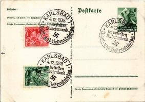 1938 Wir danken unserm Führer / NSDAP German Nazi Party propaganda, Adolf Hitler, Konrad Henlein, ma...