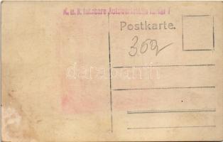 Első világháborús osztrák-magyar katonai tábori mozgó autóműhely Törökországban, teherautó / K.u.k. ...