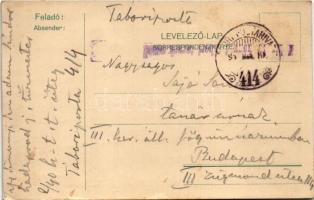 M. kir. 40. honvéd gyaloghadosztály 1914-16 levelezőlapja. Kanitz O. és fiai / WWI Austro-Hungarian ...