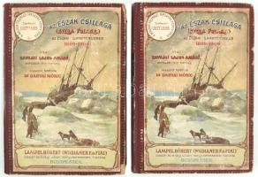 Szavójai Lajos Amádé: Az &quot;Észak csillaga&quot;.(,,Stella Polare.&quot;) Az Északi sarkitengeren 1899-1900. I-II. kötet. A Magyar Földrajzi Társaság Könyvtára. Bp., Lampel R. Kiadói félvászon kötés, kopottas állapotban.