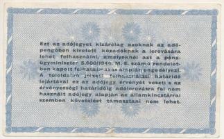 1946. 10.000.000AP T:F folt
Adamo P54