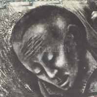 Balla Attila (1959-): Korlátok. Rézkarc, papír, jelzett, a papíron gyűrődésekkel, 33x37 cm