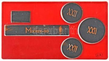 Szovjetunió 1980. "Moszkvai Olimpia" bronzozott Al emlékérem és -plakett szett eredeti műa...