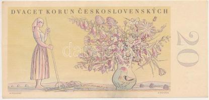 Csehszlovákia 1949. 20K T:AU kis folt
Czechoslovakia 1949. 20 Korun C:AU small spot
Krause P#70