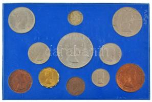 Nagy-Britannia 1937-1967. 1f-1C (11xklf) "Farewell Set" forgalmi összeállítás eredeti műan...