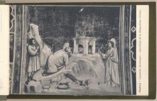 Padova, Padua; Cappella Scrovegni - RÉGI képeslapfüzet 17 db képeslappal / pre-1945 poscard booklet ...