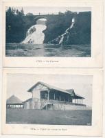 4 db RÉGI belga város képeslap / 4 pre-1950 Belgian town-view postcards (VED)