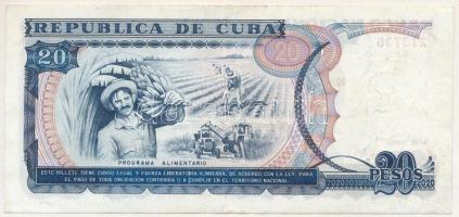 Kuba 1991. 20P T:F apró folt, egyébként szép papír
Cuba 1991. 20 Pesos C:F small spot, but otherwis...