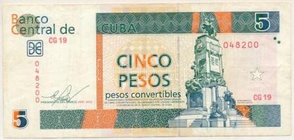 Kuba 2012. 5KP T:F Cuba 2012. 5 Convertibles Pesos C:F Krause P#FX48