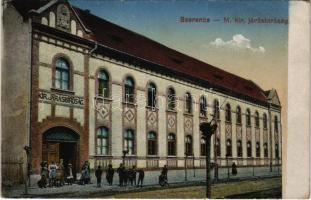 1917 Szerencs, M. kir. járásbíróság. Szegedi István kiadása (EK)