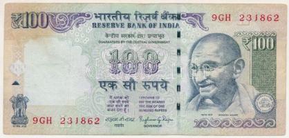 India 2014. 100R T:F folt India 2014. 100 Rupees C:F spot Krause P#105