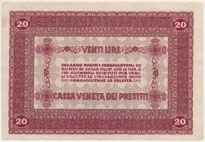 Olaszország / Velence / Osztrák-magyar megszállás 1918. 20L T:XF,VF kis folt
Italy / Venice / Austr...