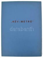 Szörényi József: Kév-Metró. Budapesti Metró-építés grafikában. 10 darab grafika mappában. Bp., 1975,...