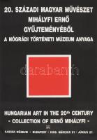 2002 2 db Kassák múzeum plakát szitanyomat, papír 50x60 cm