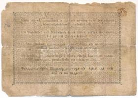 1848. 1Ft "Kossuth bankó" T:VG folt, kis szakadás Adamo G104