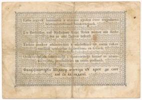 1848. 1Ft "Kossuth bankó" T:F kis szakadás Adamo G104