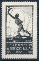 1912 Stockholmi Olimpia osztrák levélzáró