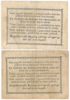 1849. 15kr + 30kr T:F,VG fo. Adamo G102, G103