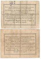 1849. 15kr + 30kr T:VG Adamo G102, G103