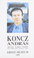 Koncz András: Művek: Ernst Múzeum, 1998, kiadói egészvászon kötés, papír védőborítóval, rendkívül ga...