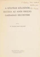 Óvári Papp Zoltán: A külföldi kölcsönök határa az adós ország gazdasági helyzetére. A szerző, Óvári ...